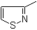 3-甲基异噻唑分子结构 (CAS 693-92-5)