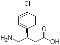 (R)-巴氯芬分子结构 (CAS 69308-37-8)