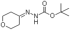 N'-(Tetrahydropyran-4-ylidene)hydrazinecarboxylic acid tert-butyl ester molecular structure (CAS 693287-78-4)