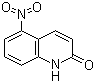 structure of CAS# 6938-27-8, 5-Nitroquinolin-2(1H)-one;5-Nitrocarbostyril; NSC 53940