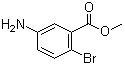 5-Amino-2-bromobenzoic acid methyl ester molecular structure (CAS 6942-37-6)