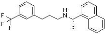 (alphaS)-alpha-Methyl-N-[3-[3-(trifluoromethyl)phenyl]propyl]-1-naphthalenemethanamine molecular structure (CAS 694495-47-1)
