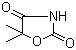 结构式 CAS# 695-53-4, 5,5-二甲基噁唑烷-2,4-二酮; 二甲双酮