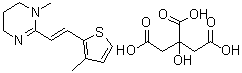 Morantel citrate molecular structure (CAS 69525-81-1)