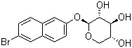 6-溴-2-萘基 beta-D-吡喃木糖苷分子结构 (CAS 69594-75-8)