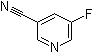 5-氟吡啶-3-甲腈分子结构 (CAS 696-42-4)