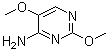 2,5-Dimethoxypyrimidin-4-amine molecular structure (CAS 6960-17-4)