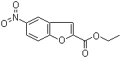 结构式 CAS# 69604-00-8, 5-硝基苯并呋喃-2-羧酸乙酯