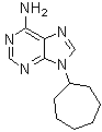 9-Cycloheptyladenine molecular structure (CAS 6961-60-0)