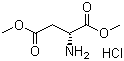 D-天冬氨酸二甲酯盐酸盐分子结构 (CAS 69630-50-8)