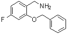 4-氟-2-(苯基甲氧基)苯甲胺分子结构 (CAS 696589-05-6)
