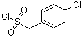 4-Chlorobenzenemethanesulfonyl chloride molecular structure (CAS 6966-45-6)