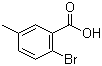 2-溴-5-甲基苯甲酸分子结构 (CAS 6967-82-4)
