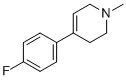 4-(4-氟苯基)-1-甲基-1,2,3,6-四氢吡啶分子结构 (CAS 69675-10-1)