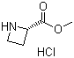 (2S)-2-Azetidinecarboxylic acid methyl ester hydrochloride molecular structure (CAS 69684-69-1)