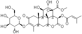 Bruceoside B molecular structure (CAS 69687-69-0)