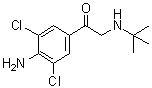 氧化克伦特罗分子结构 (CAS 69708-36-7)