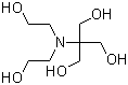 structure of CAS# 6976-37-0, 2,2-Bis(hydroxymethyl)-2,2',2''-nitrilotriethanol;Bis(2-hydroxyethyl)iminotris(hydroxymethyl)methane; BIS-TRIS