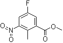 5-Fluoro-2-methyl-3-nitrobenzoic acid methyl ester molecular structure (CAS 697739-03-0)