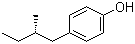 (S)-(+)-4'-2-Methylbutylphenol molecular structure (CAS 69777-78-2)
