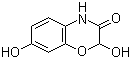 structure of CAS# 69804-59-7, 2,7-Dihydroxy-2H-1,4-benzoxazin-3(4H)-one