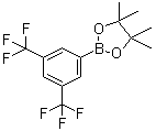 Pinacol 3,5-di(trifluoromethyl)benzeneboronate molecular structure (CAS 69807-91-6)