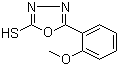 5-(2-甲氧基苯基)-1,3,4-恶二唑-2-硫醇分子结构 (CAS 69844-25-3)