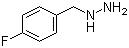 4-氟苄肼分子结构 (CAS 699-05-8)