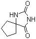 1,3-Diazaspiro[4.4]nonane-2,4-dione molecular structure (CAS 699-51-4)