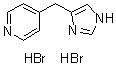 4-(1H-Imidazol-4-ylmethyl)pyridine dihydrobromide molecular structure (CAS 699020-93-4)