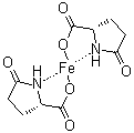 5-氧代-L-脯氨酸铁络合物分子结构 (CAS 69916-59-2)