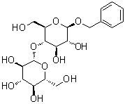 苄基 4-O-beta-D-吡喃葡萄糖基-beta-D-吡喃葡萄糖苷分子结构 (CAS 6992-65-0)