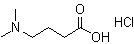 4-(Dimethylamino)butyric acid hydrochloride molecular structure (CAS 69954-66-1)