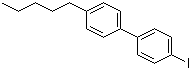 structure of CAS# 69971-79-5, 4-Pentyl-4'-iodobiphenyl