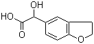2,3-Dihydro-alpha-hydroxy-5-benzofuranacetic acid molecular structure (CAS 69999-15-1)
