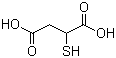 巯基丁二酸分子结构 (CAS 70-49-5)