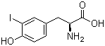 3-Iodo-L-tyrosine molecular structure (CAS 70-78-0)