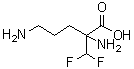structure of CAS# 70052-12-9, 2-(Difluoromethyl)-DL-ornithine;Ornidyl; RFI 71782; RMI 71782; alpha,delta-Diamino-alpha-(difluoromethyl)valeric acid; alpha-(Difluoromethyl)-DL-ornithine; alpha-(Difluoromethyl)ornithine
