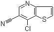 7-Chlorothieno[3,2-b]pyridine-6-carbonitrile molecular structure (CAS 700844-09-3)