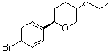 structure of CAS# 700863-30-5, trans-2-(4-Bromophenyl)-5-propyltetrahydro-2H-pyran