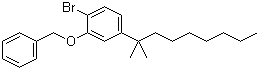 2-Benzyloxy-1-bromo-4-(1,1-dimethyloctyl)benzene molecular structure (CAS 70120-17-1)