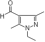 structure of CAS# 701911-46-8, 1-Ethyl-3,5-dimethyl-1H-pyrazole-4-carboxaldehyde