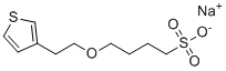 Sodium 4-(2-(thiophen-3-yl)ethoxy)butane-1-sulfonate molecular structure (CAS 701917-11-5)