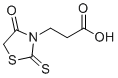 structure of CAS# 7025-19-6, N-Carboxyethylrhodanine;3-(4-oxo-2-sulfanylidene-1,3-thiazolidin-3-yl)propanoic acid