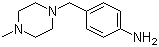 structure of CAS# 70261-82-4, 4-[(4-Methylpiperazin-1-yl)methyl]aniline;4-(4-Methylpiperazin-1-ylmethyl)phenylamine