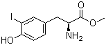 结构式 CAS# 70277-02-0, 3-碘-L-酪氨酸甲酯