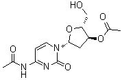 N-Acetyl-2'-deoxycytidine 3'-acetate molecular structure (CAS 70284-47-8)