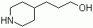 3-(4-Piperidinyl)propanol molecular structure (CAS 7037-49-2)