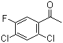 结构式 CAS# 704-10-9, 2',4'-二氯-5'-氟苯乙酮