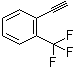 (2-三氟甲基苯基)乙炔分子结构 (CAS 704-41-6)